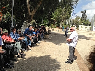 סיור של חברי מועצה לשימור אתרים בישראל בסימן:"בעקבות הגדעונים ומפריחי היונים"