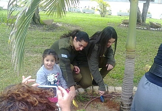 נטיעת שתילים על ידי ילדי גן חבצלת מיהוד 27.1.2013