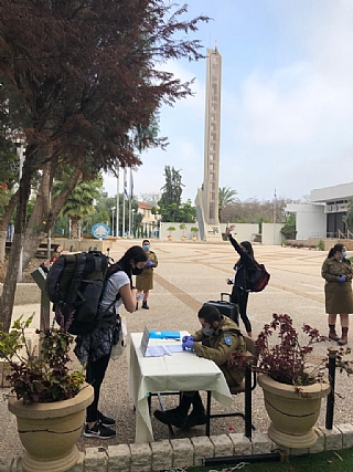 גיוס מלשב"ים באתר ההנצחה
