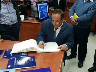 ביקור שר התקשורת איוב קרא