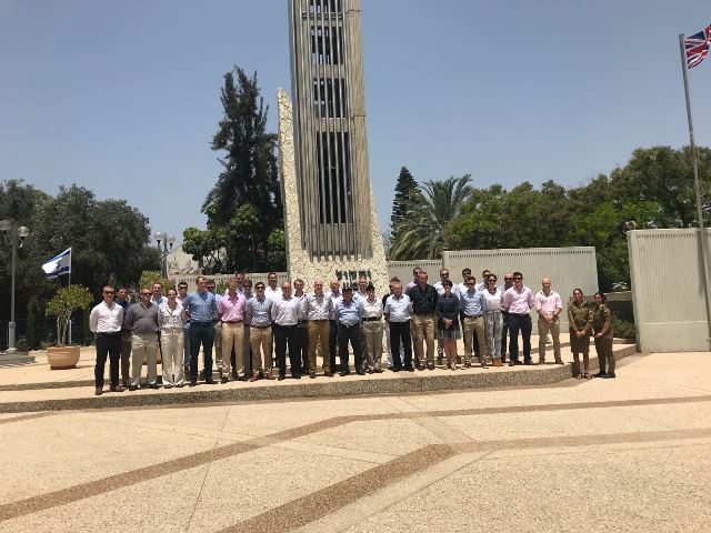 ביקור נספחים צבאיים מבריטניה
